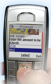 Restaurant bill payment in iziSHOP! Pay by phone! iziSHOP mobile payment solution